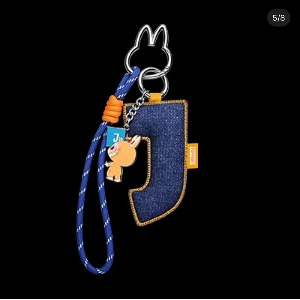 Pop Mart A Pin For Love Letter Keychain ‘J’